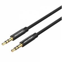 Vention Cable Estereo Jack Macho 3.5 a Jack Macho 3.5 - 1m - Color Negro