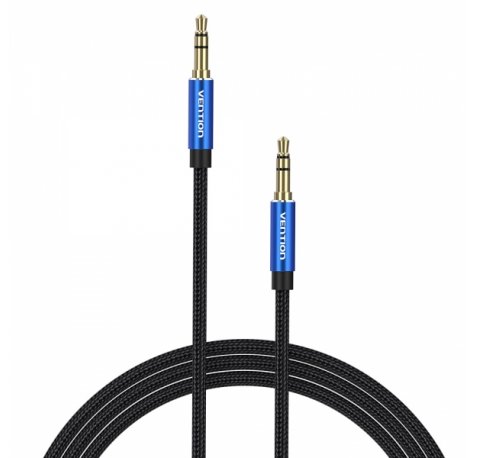 Vention Cable Estereo Jack 3.5 Macho a Jack 3.5 Macho - 0.5m - Color Azul