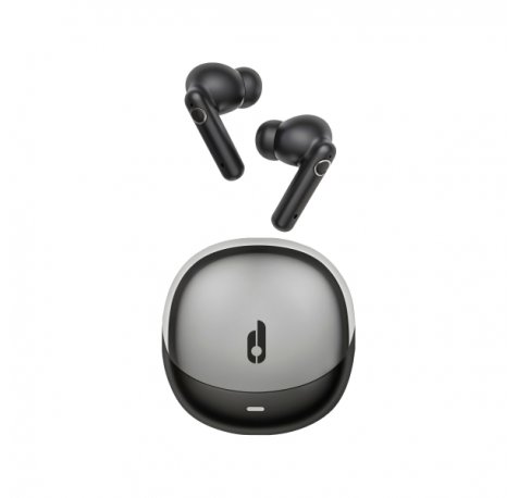 Blackbyte Espejo Eclipse Auriculares Bluetooth  - Cancelacion de Ruido ENC/ANC - Alcance 10m - Control Tactil - Color Negro