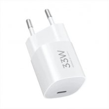 Xiaomi 33W Nano Power Adapter Cargador GAN de Pared para Smartphone - USB-C 33W - Carga Rapida - Color Blanco