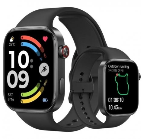 Xiaomi Redmi Watch 6 Reloj Inteligente Smartwatch Pantalla AMOLED 2.07" - Bluetooth 5.4 - Resistencia al Agua 5 ATM - Autonomia Hasta 12 Dias - Color Negro