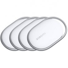 Xiaomi Tag Pack 4 Localizador Bluetooth Inteligente - Compatible con Google Find My Device - Rastreador Antiperdida para Llaves y Objetos - IP67 - Bateria CR2032 Reemplazable - DiseÃ±o Compacto - Color Blanco
