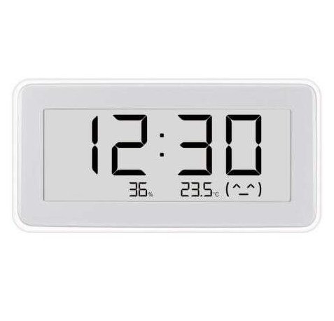 Xiaomi Medidor de Temperatura y Humedad Bluetooth 5.0 - Pantalla Tinta Electronica - Alertas Visuales y Sonoras