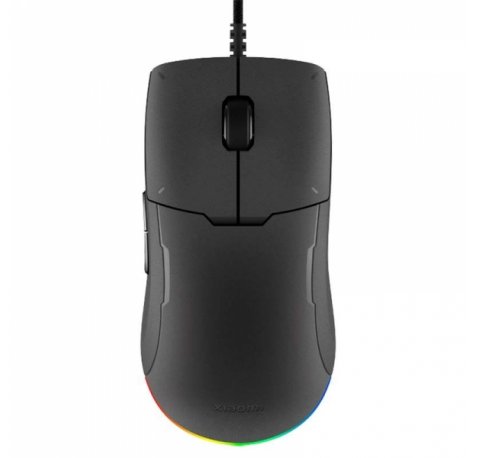 Xiaomi Gaming Mouse Lite Raton Gaming USB 6200dpi - Botones TTC Golden - Iluminacion RGB - Cable Trenzado 2m - Uso Diestro - Color Negro