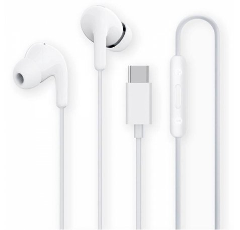 Xiaomi Mi Dual Driver Earphones Auriculares USB-C - Microfono Integrado - Resistencia IPX4 - Control en Cable - Color Blanco