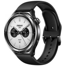 Xiaomi Watch S4 Reloj Smartwatch - Pantalla AMOLED 1.43" - Bisel Intercambiable - Bluetooth 5.3 - Autonomia hasta 15 Dias - Resistencia 5 ATM - Color Negro