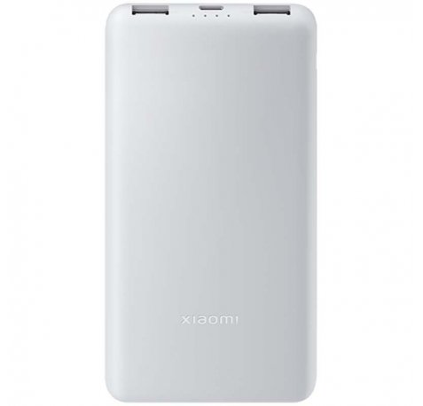 Xiaomi PowerBank Lite 10000mAh - 2x USB-A,  1x USB-C - Carga Rapida 22.5W - Carga Simultanea hasta 3 Dispositivos