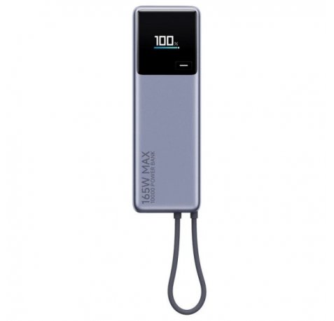 Xiaomi 165W PowerBank 10000mAh con Cable Integrado - 1x USB-C y Cable USB-C - Con Salida Combinada de hasta 165W