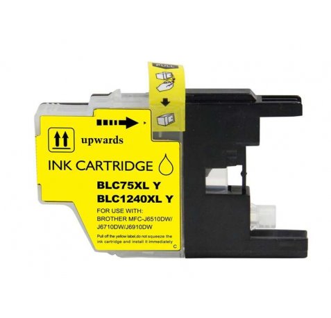 Compatible Brother LC1240XL / LC1220XL Amarillo Cartucho de Tinta LC-1240Y / LC-1220Y