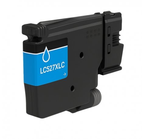 Brother LC527XL cyan | Cartucho de tinta pigmentada compatible - reemplaza