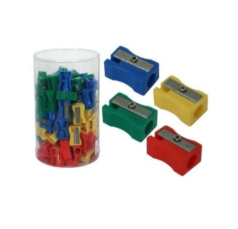 Bismark Afilalapiz de Plastico para Lapices Normales - Colores Surtidos (72 uds)