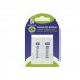 Bismark Pack de 2 Gomas Plasticas 2.5x7cm - Color Blanco