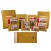 Bismark Bolsa Acolchada Kraft Nº15 220x265mm - Recubrimiento Interno de Laminas de Burbuja de Aire - Cierre Autoadhesivo - Ideal para Envios con Alta Proteccion (10 uds)