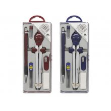 Bismark Compas Micrometrico con Portaminas - Incluye Portaminas de 0,5 con Tubo de Minas - Presentado en Estuche de Plastico - Colores Surtidos Bismark Compas Micrometrico con Portaminas - Incluye Portaminas de 0,5 con Tubo de Minas - Presentado en Estuche de Plastico - Colores Surtidos