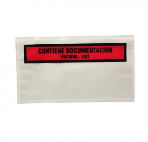 Sobre Autoadhesivo para Envio de Documentos 240x135mm - Packing List (250 uds)