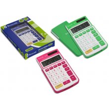 Bismark Calculadora Escolar de 8 Digitos - Tapa Dura - Funciones Basicas y Memoria - Alimentacion Solar y a Pilas - Colores Surtidos (4 uds)