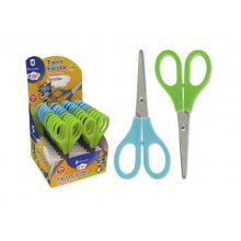 Bismark Expositor Kids de 20 Tijera Escolar - Mangos en Plastico - Punta Roma - Color Surtido (20 uds)