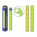 Bismark Regla Flexible 30cm - Fabricada en PVC - Ideal para Colegio - Colores Amarillo y Verde Aleatorios