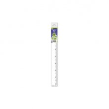 Bismark Regla Milimetrada 40cm - Fabricada en Plastico - Ideal para Colegio - Transparente