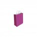 Bismark Bolsa de Papel Celulosa - Medidas 24x8x18cm - Color Fucsia (25 uds)