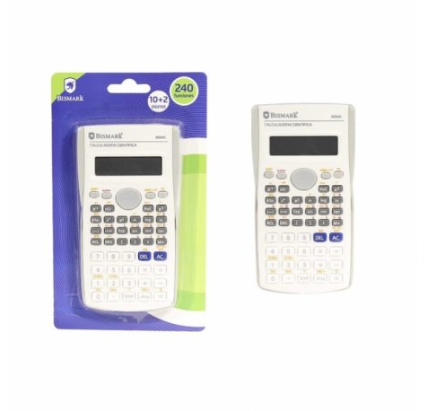 Bismark 82MS Calculadora Cientifica 12 Digitos con 240 Funciones - Tapa Protectora - Funcion Multi-Replay - Calculo de Fracciones - Funciones Hiperbolicas y Trigonometricas - Alimentacion a Pilas - Color Surtido