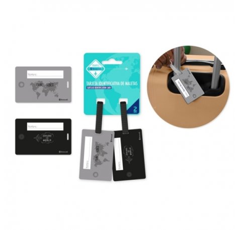 Bismark Pack con 2 Tarjetas Identificativas - 2 DiseÃ±os Diferentes