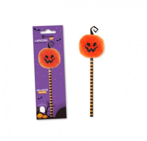 Bismark Lapiz DiseÃ±o Calabaza - Pompon Suave con Forma de Calabaza (12 uds)