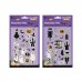 Bismark Pack con Pegatinas para Halloween Foil - Autoadhesivas - 2 DiseÃ±os Aleatorios (24 uds)