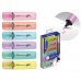 Bismark Pack de 6 Marcadores Fluorescentes Glitter Pastel - Tinta de Secado Rapido - Punta Biselada - Ideal para Subrayar y Resaltar - DiseÃ±o Ergonomico