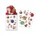 Bismark Pack con 2 Hojas de Pegatinas Papa Noel