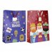 Bismark Bolsa de Papel Reyes Magos Jumbo - Medidas 40x70x18cm - Tarjeta Colgante - 2 DiseÃ±os Diferentes Aleatorios