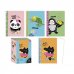 Bismark Animals Libreta Grapada A5 32 Hojas Lisas - Portada con DiseÃ±os de Animales - Tacto Soft - 4 DiseÃ±os Diferentes (24 uds)