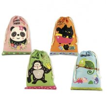 Bismark Animals Bolsa Escolar para Merienda - Medida 22x35cm - Ciere de Tiras - 4 Diseños Diferentes (12 uds) Bismark Animals Bolsa Escolar para Merienda - Medida 22x35cm - Ciere de Tiras - 4 Diseños Diferentes (12 uds)