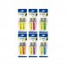 Bismark Long-Life Pack de 2 Marcadores Fluorescentes- Tinta de Secado Rapido - Punta Biselada - Ideal para Subrayar y Resaltar - DiseÃ±o Ergonomico - Alta Durabilidad - Colores Neon Surtidos (12 uds)