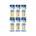 Bismark Long-Life Pack de 2 Marcadores Fluorescentes- Tinta de Secado Rapido - Punta Biselada - Ideal para Subrayar y Resaltar - DiseÃ±o Ergonomico - Alta Durabilidad - Colores Pastel Surtidos (12 uds)