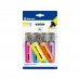 Bismark Long-Life Pack de 6 Marcadores Fluorescentes Neon - Tinta de Secado Rapido - Punta Biselada - Ideal para Subrayar y Resaltar - DiseÃ±o Ergonomico - Alta Durabilidad