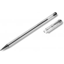 Pentel SuperB Boligrafo de Bola - Punta Fina 0.7mm - Trazo 0.35mm - Tinta con Base de Aceite - Color Negro (12 uds)