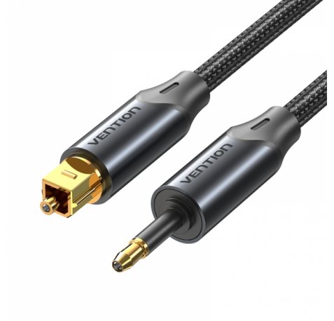 Vention Cable de Audio de Fibra Optica - 1m - Color Negro