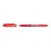 Pilot Boligrafo de gel borrable Frixion Ball - Punta de bola redonda 0.7mm - Trazo 0.4mm - Grip ergonomico - Color Rojo (12 uds)