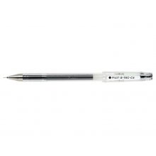 Pilot Boligrafo de Gel G-Tec C4 - Extra Fino - Recargable - Punta de Bola 0.4mm - Trazo 0.2mm - Color Negro (12 uds)
