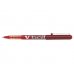 Pilot Boligrafo de tinta liquida V Ball 07 Rollerball - Punta de bola redonda 0.7mm - Trazo 0.5mm - Color Rojo (12 uds)