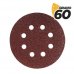 Blim Pack de 10 Lijas con Velcro para Lijadora BL0136 - 150mm - Grano 60 - Formato Circular