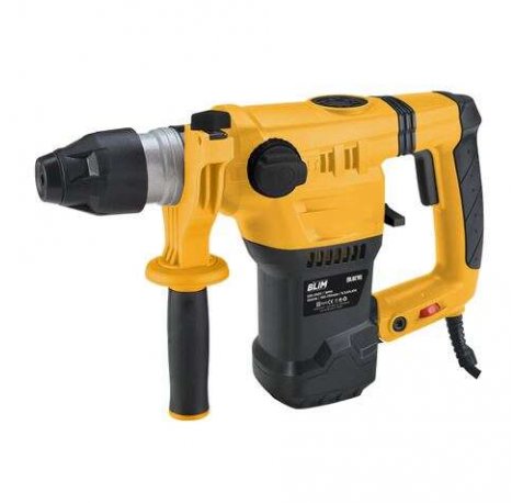 Blim Martillo SDS-Plus 1500W 150-750rpm - 4 Funciones - Potencia de Impacto 6.5J - 4.000 Impactos por Minuto - Incluye Brocas y Cinceles