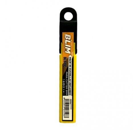 Blim Pack 10 Cuchillas Recambio para Cutters 9mm