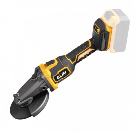 Blim Serie Pro Radial - 115/125mm - Velocidad Variable hasta 8500rpm - Motor sin Escobillas - Freno Electrico - Arranque Suave - Funcion Antirreinicio - Maletin de Transporte - Color Amarillo y Negro