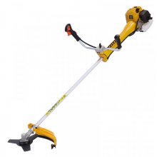Blim Desbrozadora a Gasolina - Cilindrada 65cc - Potencia 2.3kW - 2 Tiempos - Eje 28mm - Cuchilla 3T - Cabezal de Hilo de Nylon - Arnes Profesional - Corte 255/415mm - Color Amarillo y Negro