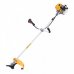 Blim Desbrozadora a Gasolina - Cilindrada 72.6cc - Potencia 2.5kW - 2 Tiempos - Eje 28mm - Cuchilla 3T - Cabezal de Hilo de Nylon - Arnes Profesional - Corte 255/415mm - Color Amarillo y Negro