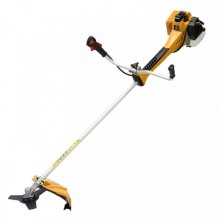 Blim Desbrozadora a Gasolina - Cilindrada 51.7cc - Potencia 1.6kW - 2 Tiempos - Eje 28mm - Cuchilla 3T - Cabezal de Hilo de Nylon - Arnes Profesional - Corte 255/415mm - Color Amarillo y Negro