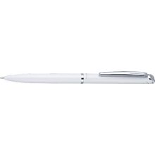 Pentel Energel High Class Boligrafo de Tinta Gel 0.7mm - Trazo 0.35mm - Recargable - Cuerpo Metalico - Color Blanco