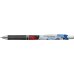 Pentel Energel Boligrafo de Tinta Gel Retractil 0.7mm - Trazo 0.35mm - Recargable - Grip de Agarre - Tinta Color Azul - DiseÃ±os Florales Japoneses (12 uds)